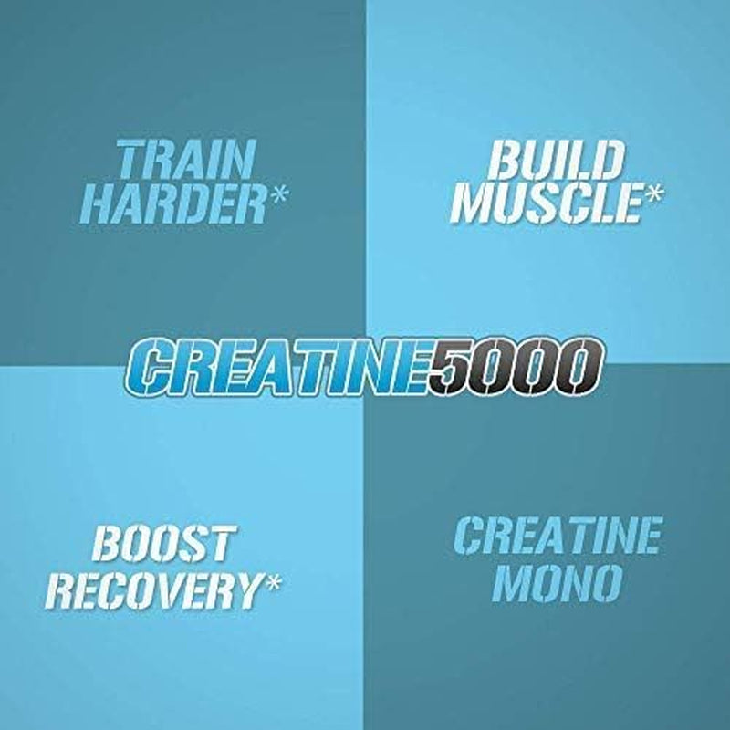 Evlution Nutrition Creatine 5000 - Supports Faster Recovery, Lean Muscle Growth & Performance - Pre & Post Workout Powder - 5000Mg Pure Creatine Monohydrate per Serving - 60 Servings - Unflavored
